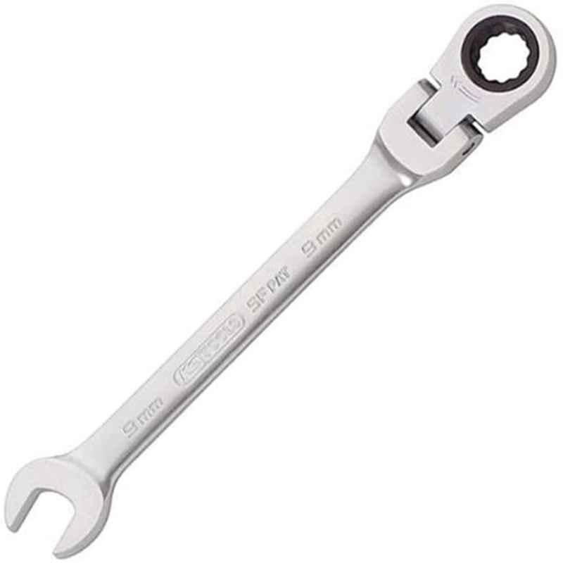 KS Tools Gear Plus 13mm CrV Flexible Combination Ratcheting Spanner, 503.4713