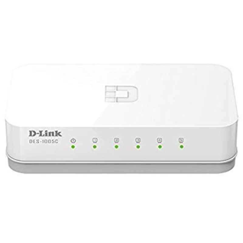 D-Link 5-Ports Ethernet Desktop Switch, DES-1005A