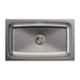 Carysil Elegance Single Bowl Stainless Steel Gloss Finish Kitchen Sink, Size: 30x18x9 inch