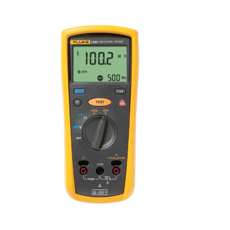 Fluke 1503 Insulation Resistance Tester, IRT Range: 0.01 to 2000 MOhms