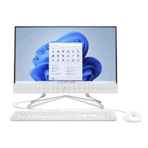 HP All-in-One 22 21.5 inch 12th Gen Intel Core i3-1215U/FHD IPS/Three-Sided Micro-Edge/Win 11 Home//8 GB DDR4/1TB SSD Desktop PC, with Wired Keyboard & Mouse, 22-dd2071in