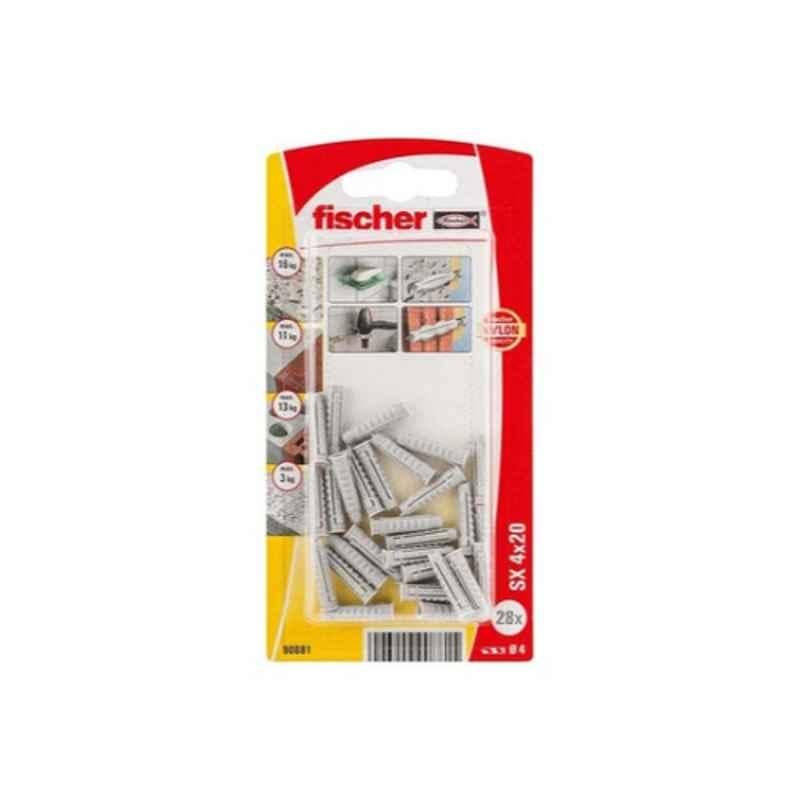 Fischer Blister S-4Kp Nylon Plug with Screw