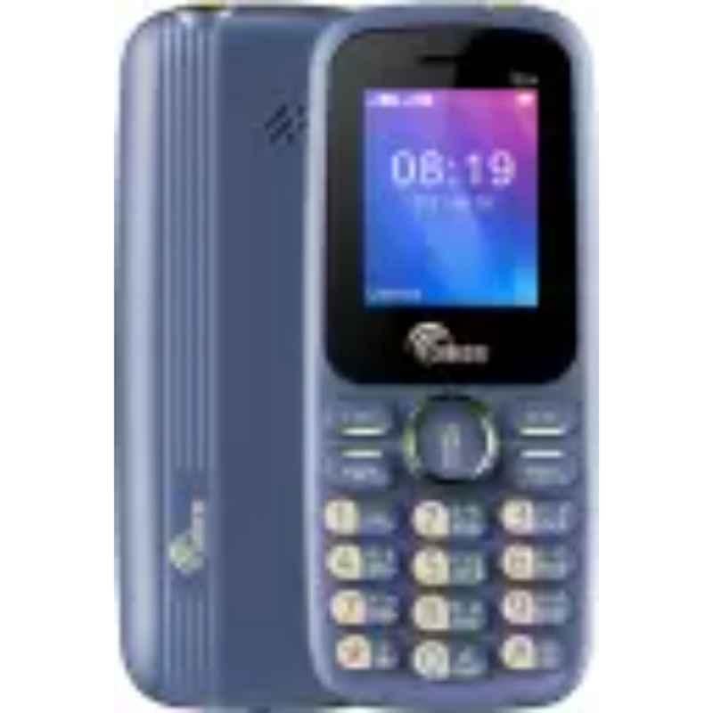 Cellecor E2+ 32GB/32GB 1.8 inch Blue Dual Sim Feature Phone with Torch Light & FM
