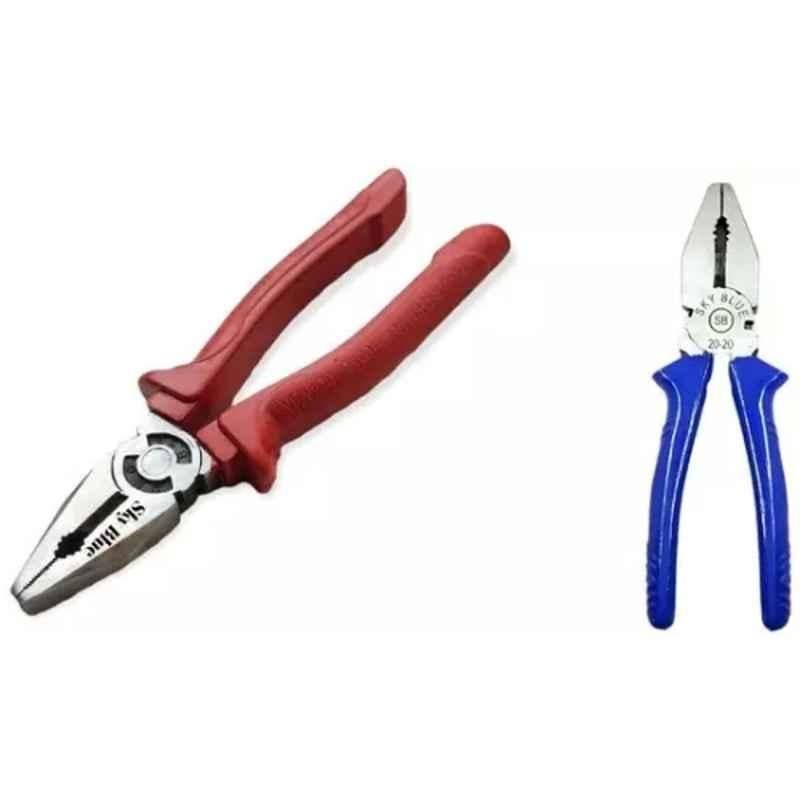 Sky Blue 2 Pcs 7.8 inch Groove Plier Combo, SBE_PLIER_COMBO_MOD_00522