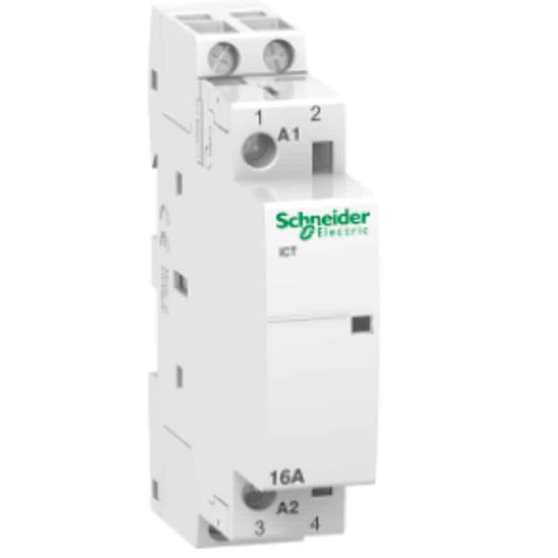 Schneider Acti9 220V 2NO White 2 Pole Contactor, A9C22512