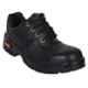 Tiger Lorex Steel Toe PU Sole Black Work Safety Shoes, Size: 6