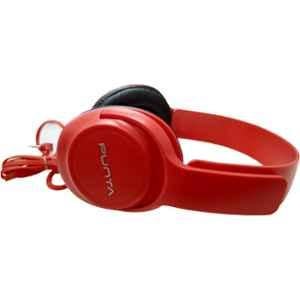 Punta SUR-HP76 Red On Ear Wired Headphone with Microphone