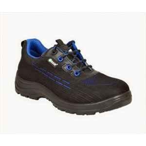 Zain Safety S1-SR Vapour Fit Knit Composite Toe Black Safety Shoes, Size: 10