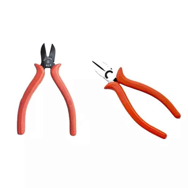 Sky Blue 2 Pcs 7.8 inch Diagonal Plier Combo, SBE_PLIER_COMBOS_COMBO_738