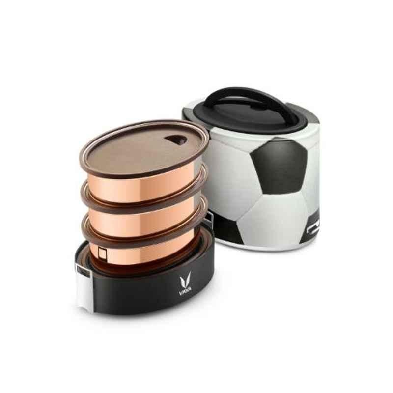 Vaya Tyffyn Soccer 1000ml Stainless Steel Lunch Box
