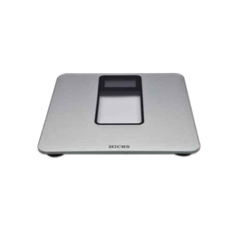 Hicks WS-101 180kg Tempered Glass Digital Weighing Scale with Batteries