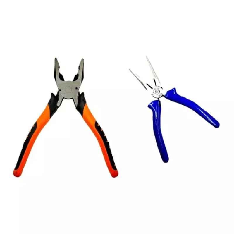 Sky Blue 2 Pcs 7.8 inch Lineman Plier Combo, SBE_PLIER_COMBOS_COMBO_590