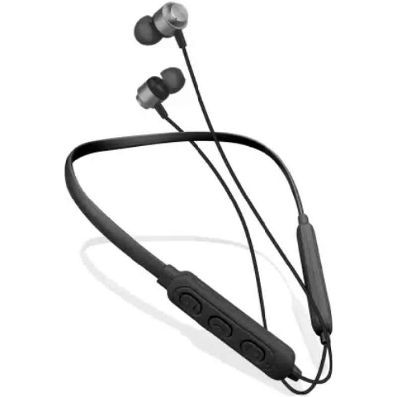 Buy Hitage Black In the Ear Wireless Bluetooth Neckband with Mic