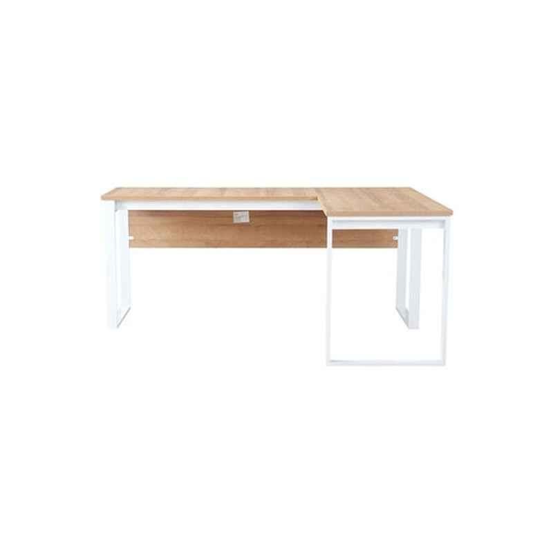 Homebox 180.0x58.0x76.0cm Wood Multicolour Berlin Corner Desk, BERA5021