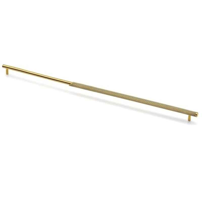 Plantex Stainless Steel & Aluminium Cabinet Handle/600mm Wardrobe Door Handle/Cupboard Pull-Push Handles for Home/Office (Brass Antique & Gold)