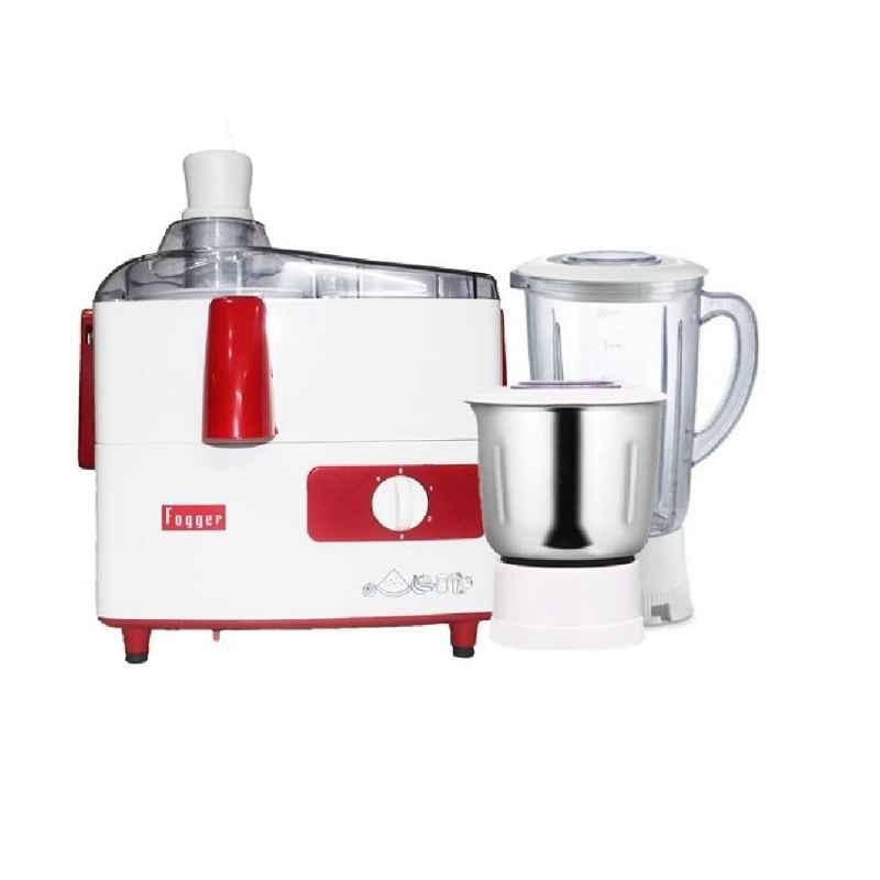Fogger 500W Red & White Juicer Mixer Grinder with 2 Jars