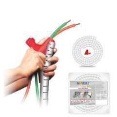 Noveau Safe-T-1ST 22mm 1.5mm Virgin HDPE White Cable Zipper, NSFZ22WT0105 (Pack of 2)