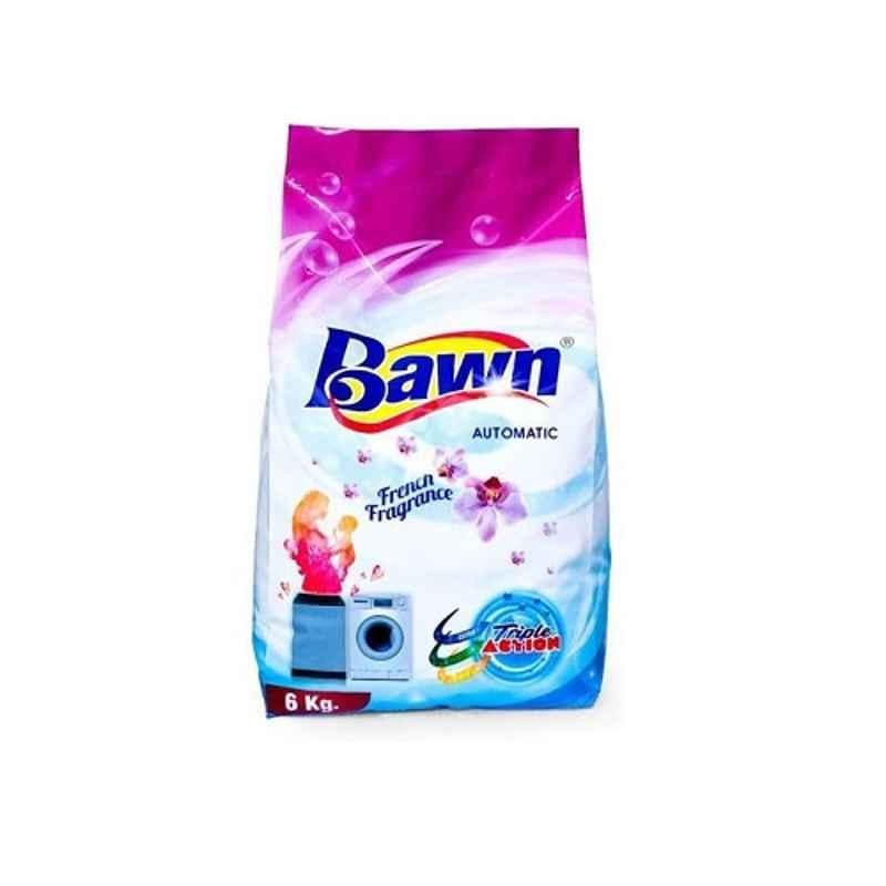 Bawn Automatic Washing Powder Poly Bag, French Fragrance, 6 Kg, 3 Pcs/Carton