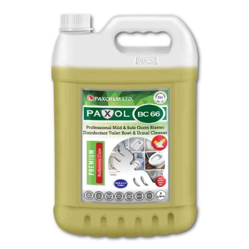 Paxol BC 66 Professional Mild & Safe Germ Blaster Disinfectant Toilet Bowl & Urinal Cleaner, 5L