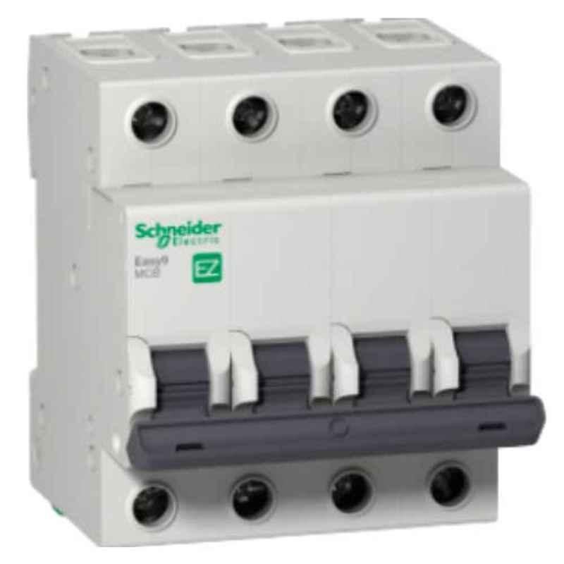 Schneider Easy9 32A 400V 4 Pole Grey Curve C Miniature Circuit Breaker, EZ9F56432