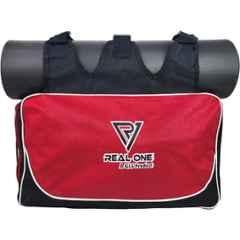 GLS Wolf 70ml PU Black & Red Gym Sling Duffle Bag with Shoe & Yoga Pocket