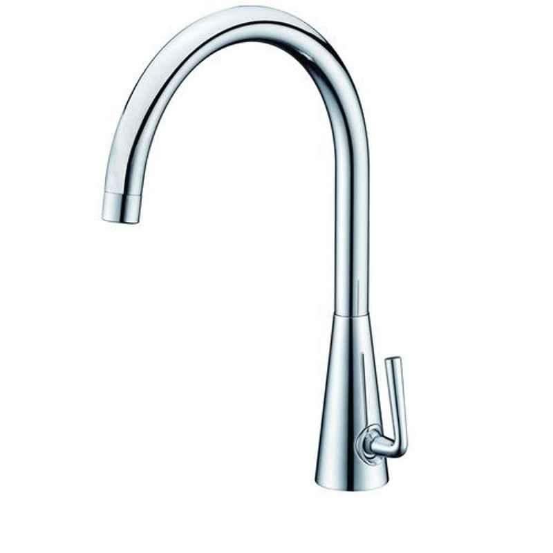Somany Odette Brass Chrome Finish Table Mounted Single Lever Sink Mixer, 272110940051