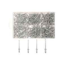 GSK Corporation 400 Pcs Aluminium Blind POP Rivet Set for Riveter Machine