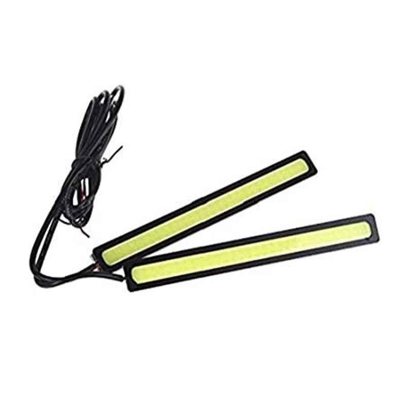 Meenu Arts Ultra White Day Time Running Light for Nissan Micra Active