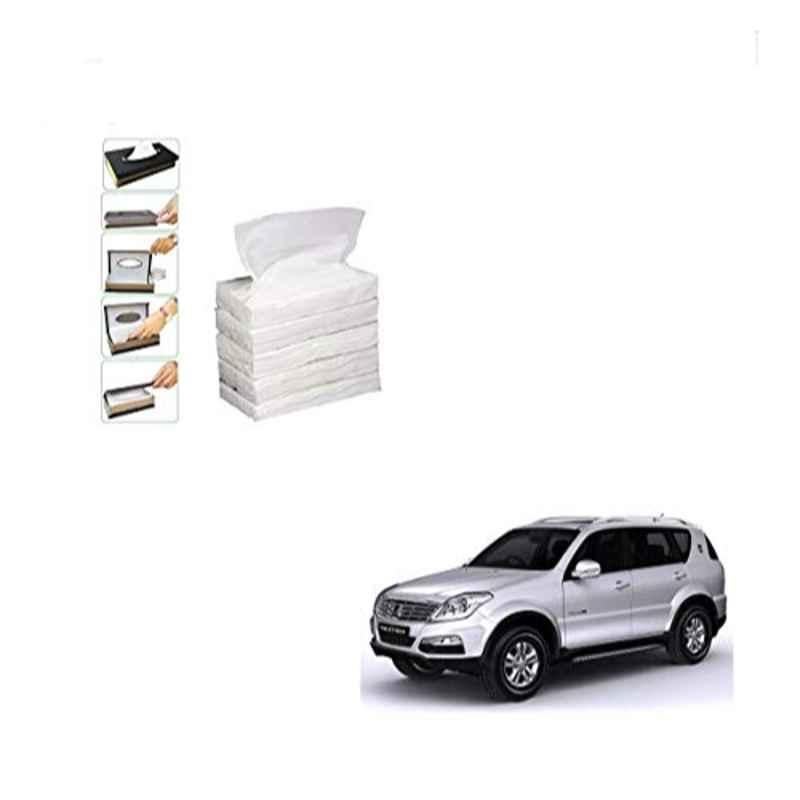 Kozdiko 100 Pulls Dispenser Box Refiller Tissue Paper with 200 Sheets for Mahindra Rexton (Pack of 5)