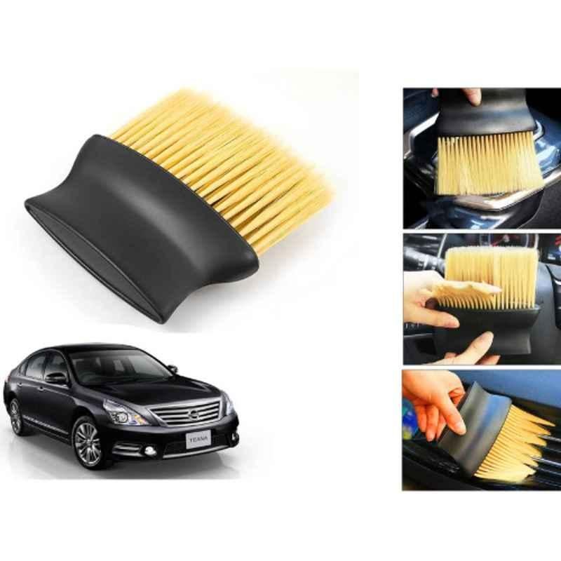 Auto Pearl Nylon Beige Car Dashboard Dust Cleaner Brush for NISSAN TEANA