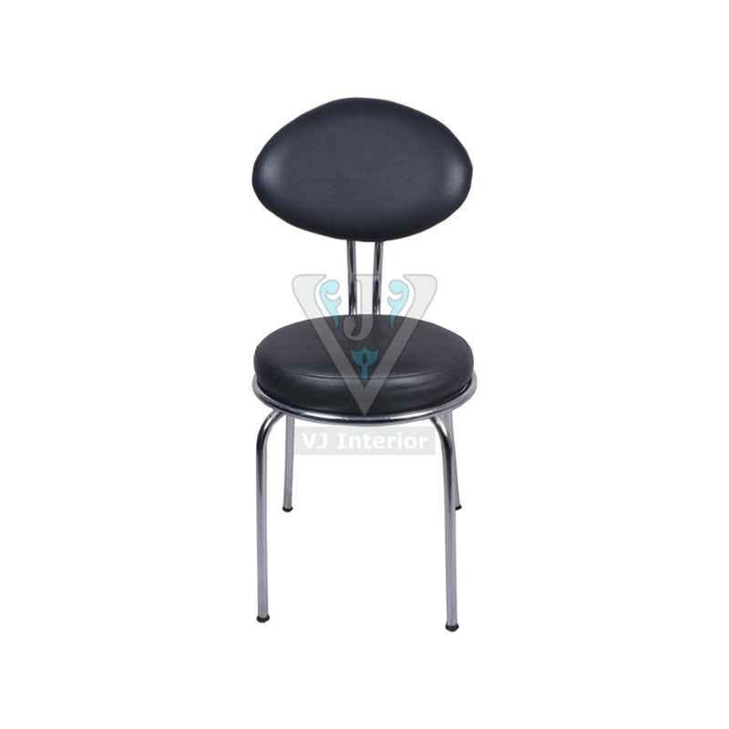 VJ Interior 21 inch Black The Spacio Visitor Chair With Fix Frame, VJ-0050