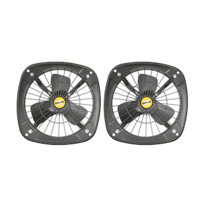 Black Cat FH-009 Black Exhaust Fan, Sweep: 225mm (Pack of 2)