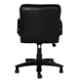 High Living Neptune Leatherette Medium Back Black Office Chair (Pack of 2)
