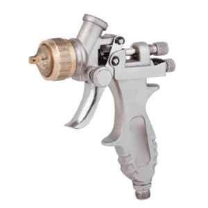 Decent 1.2mm 1/2 Pint 250ml Aluminium & Brass Silver Air Spray Gun