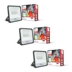 Murphy Genxt 50W 6500K Aluminium Cool White LED Flood Light for Outdoor (Pack of 3)