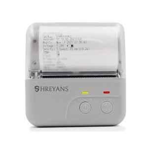 Shreyans 80mm 2600mAh White USB & Bluetooth Rechargeable Thermal Receipt Printer, SRS80B