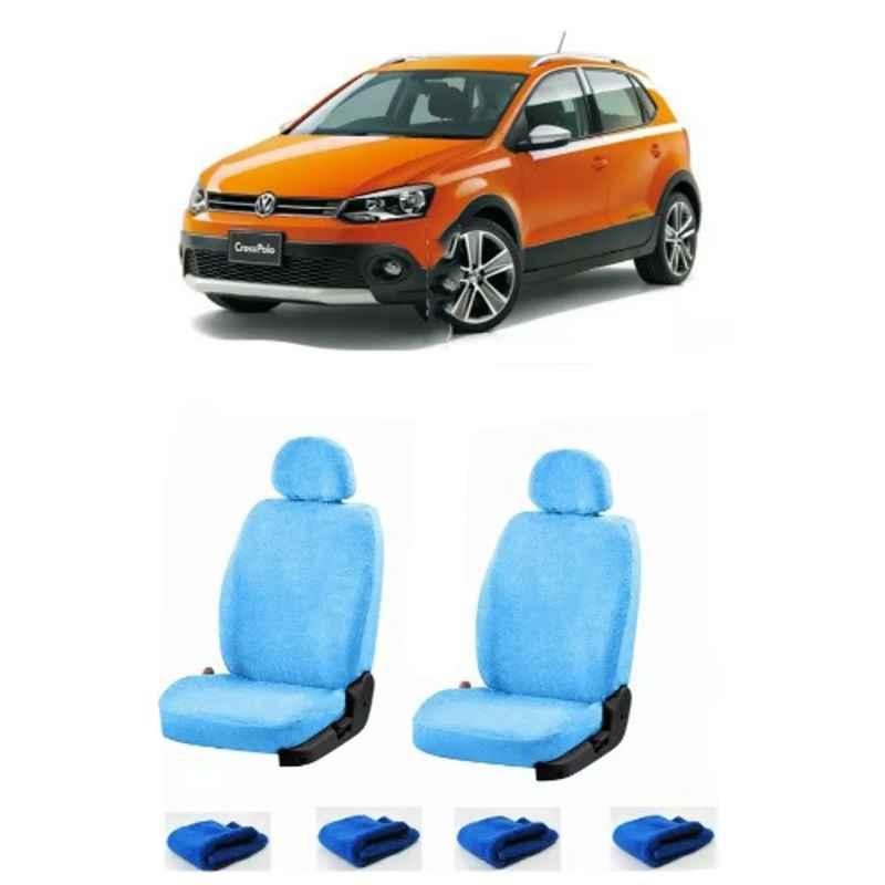 Oscar Sky Blue Aut-Sn-4598 Towel 1 Pcs\\Set Volkswagen Cross Car Seat Cover