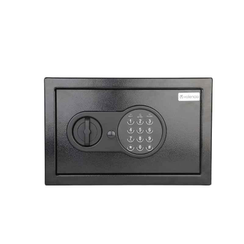 Valencia Crux 200 9L Alloy Steel Black Electronic Digital Security Safe for Home & Office
