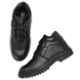 Timberwood TW47 Leather Steel Toe Airmix Sole Mid Ankle Black Work Safety Shoes, Size: 6