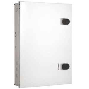 Hager Novello+ 4 Ways 12+12 Modules Double Door TPN Vertical Distribution Board, VYV04DL-P