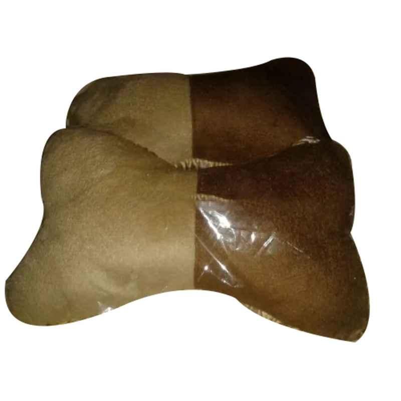 Oscar Golden-Beige 2 Pcs/Set Universal Car Cushion (Pack of 2)