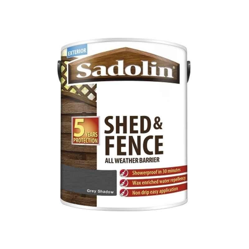 Sadolin 5 Litre Ombre Grey Shed Fence Weather Protection Stain Paint