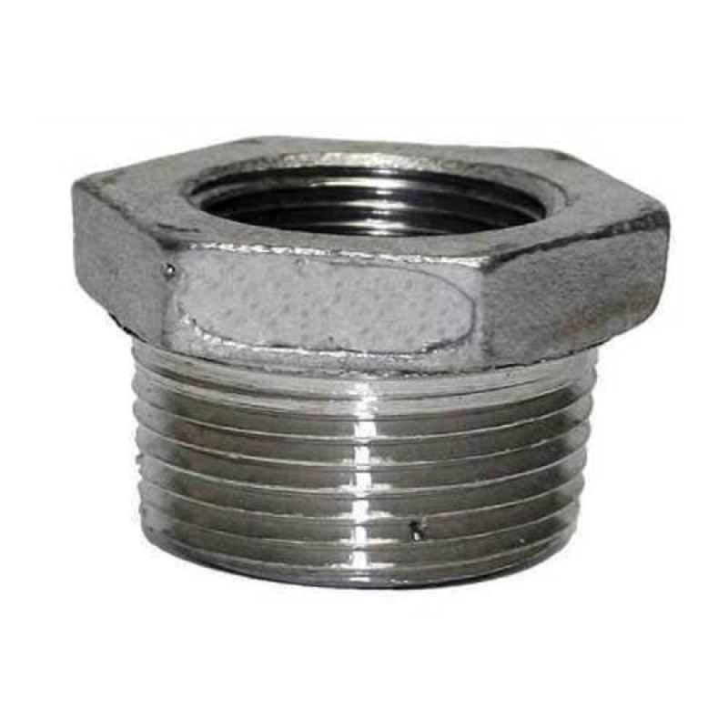 1/2x3/8 inch Galvanized Iron Reducer Bush