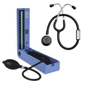 Dr Odin OED101 LED Sphygmomanometer BP Monitor with OST005 Stethoscope Combo for Clinic & Home Use