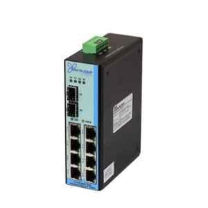 San Telequip Industrial 10 Port Unmanaged Gigabit Ethernet Switch, IESG 108-2S A