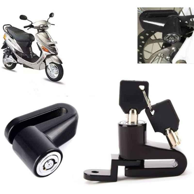 Auto Pearl Steel Black Heavy Duty Anti-Theft Disc Brake Lock for E Sprint, Lock_203