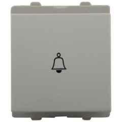 Schneider Electric Opale 6A 2 Module White Bell Push Switch without Indicator, X1025WH (Pack of 10)