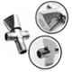 ZAP Brass Chrome Finish 2 In 1 Angle Valve with Wall Flange