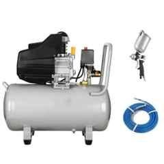 Imported 30 Litre Air Compressor with 2HP Motor, Paint Gun & Pipe