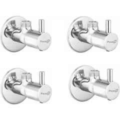 Prestige Dove Brass Chrome Finish Angle Cock (Pack of 4)